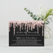 アフターケアの指示の点滅バラドリップメイクアップ 招待状 (スタンド正面)