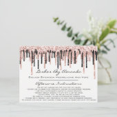 アフターケアの指示の点滅バラドリップメイクアップ 招待状 (スタンド正面)