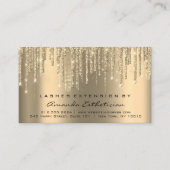 アフターケアの指示まつげ延長ドリップ 名刺 (正面)