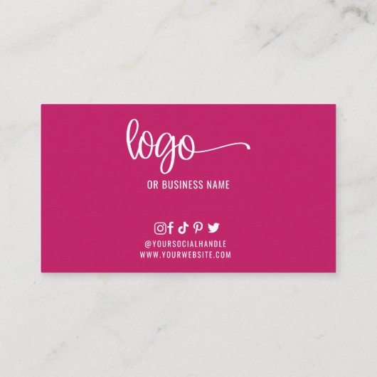 アフターケアの指示ブローマイクロブラッディングピ気にンク 名刺 (裏面)