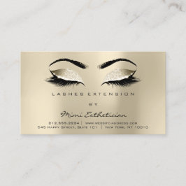 アフターケアの指示ラッシュシャンパイニュアイボリー 名刺