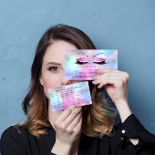 アフターケアの指示ラッシュスタジオピンクスモール 名刺