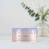 アフターケアの指示ラッシュバラドリップメイクアップブルー 名刺 (スタンド正面)