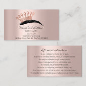 アフターケアの指示眉毛クラウンロゴバラ 名刺 (正面/裏面)