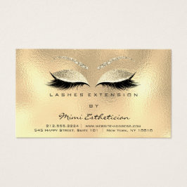 アフターケアの指示Lashes Champaigne金ゴールド