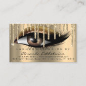 アフターケアの説明書まつげ延長ディップ 名刺 (正面)