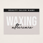 アフターケアカードの抜き取り手順 (正面)