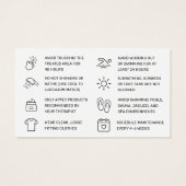 アフターケアカードの抜き取り手順 (裏面)