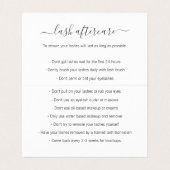 アフターケアラエレガントッシュホワイトウォーター色フローラ 名刺 (内部フラット)