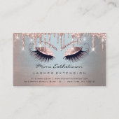 アフターケア指示ラッシュバラアイズスモーキーブルー 名刺 (正面)