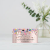 アフターケア指示ラッシュバラドリップスロゴ唇 名刺 (スタンド正面)