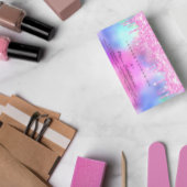 アフターケア指示ラッシュバラピンクドリップスパーク 名刺