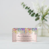 アフターケア指示ラッシュバラホログラフィードリップ 名刺 (スタンド正面)