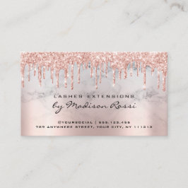 アフターケア指示ラッシュバラ金ゴールドドリップマーブル 名刺