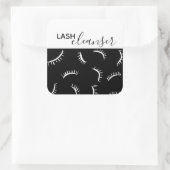 アフターケア用Lash Extension Cleanserラベル スクエアシール (バッグ)