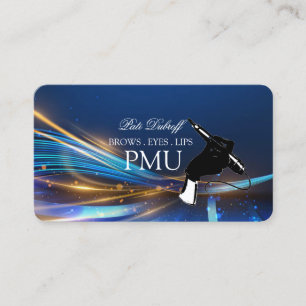 アフターケア ラグジュアリー PMU マイクロブレーディング サロン 名刺