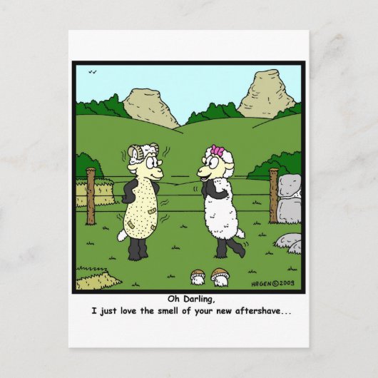 アフターシェーブ ポストカード (正面)