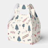 アフタースキー ウィンターバチェロレッテパーティーの景品ボックス フェイバーボックス (正面サイド)