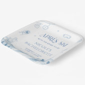 アフタースキー ウィンター ブライズメイド パーティー ペーパープレート (傾斜あり)