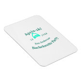 アフタースキー ブライズパーティー ターコイズ ハット 名前 だ マグネット (右側)