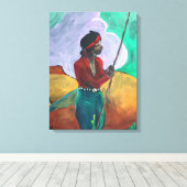 アフタースケッチ – ザ・リトルシェパード キャンバスプリント (インサイチュ (ウッドフロア))