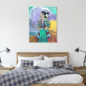 アフタースケッチ – 小さな娘 キャンバスプリント (インサイチュ (寝室))