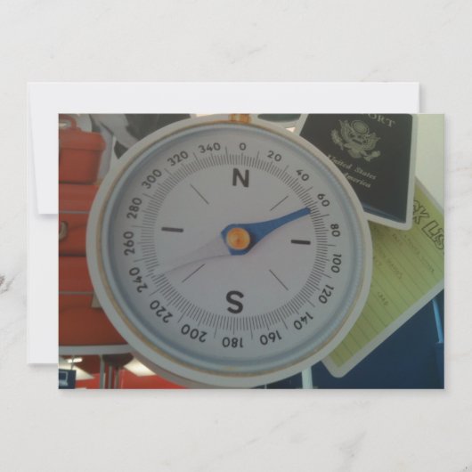 アフタートリップパーティの招待状 招待状 (正面)