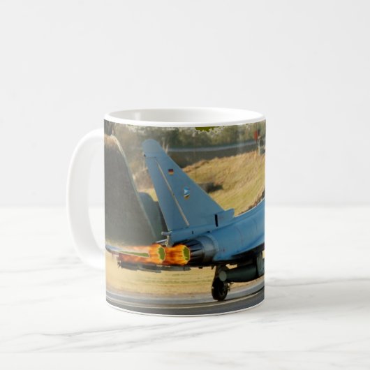 アフターバーナーの台風 コーヒーマグカップ (正面左)