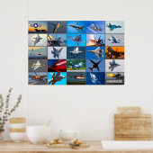 アフターバーナーズ米国！モンタージュ ポスター (キッチン)