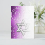 アフターパーティーラズベリーきらめくスター・オブ・デイビッド 招待状 (スタンド正面)