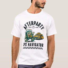 アフターパーティーGPSナビゲーター Tシャツ