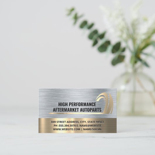 アフターマーケッツ車の性能 名刺 (スタンド正面)