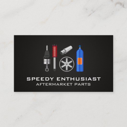 アフターマーケット自動車部品 名刺 (正面)