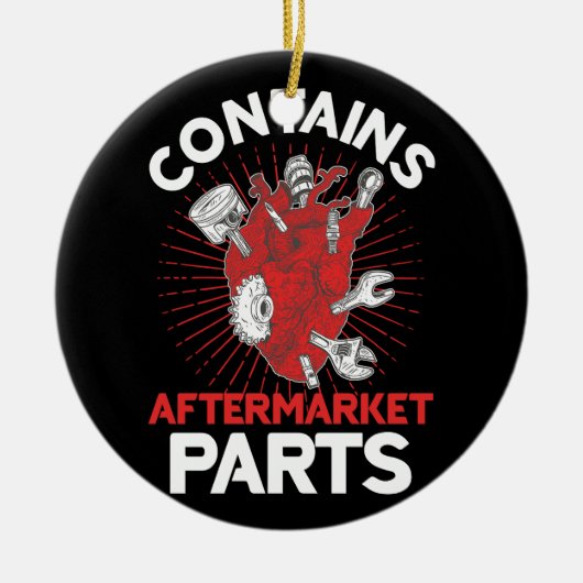 アフターマーケット部品を含むオープンハート手術Surv セラミックオーナメント (正面)