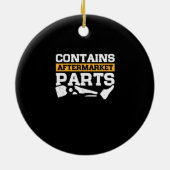 アフターマーケット部品を含む義足の義足 セラミックオーナメント (裏面)