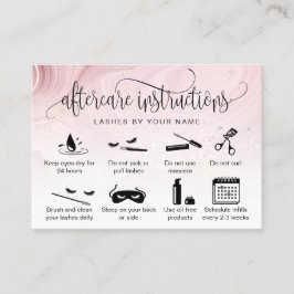 アフターモダンケアカードまつげ拡張アイコン 名刺