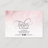 アフターモダンケアカードまつげ拡張アイコン 名刺 (裏面)