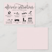 アフターモダンケアカードまつげ拡張アイコン 名刺 (正面/裏面)