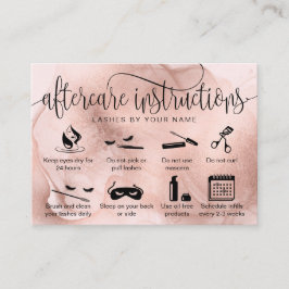 アフターモダンケアカードまつげ拡張アイコン 名刺