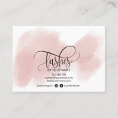 アフターモダンケアカードまつげ拡張アイコン 名刺 (裏面)