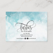 アフターモダンケアカードまつげ拡張アイコン 名刺 (裏面)