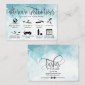 アフターモダンケアカードまつげ拡張アイコン 名刺 (正面/裏面)