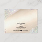 アフターモダンケアカードまつげ拡張アイコン 名刺 (裏面)