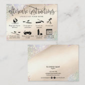 アフターモダンケアカードまつげ拡張アイコン 名刺 (正面/裏面)