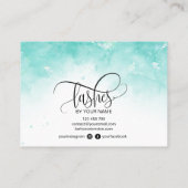 アフターモダンケアカードまつげ拡張アイコン 名刺 (裏面)