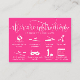 アフターモダンケアカードまつげ拡張アイコン 名刺