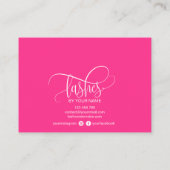 アフターモダンケアカードまつげ拡張アイコン 名刺 (裏面)