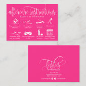 アフターモダンケアカードまつげ拡張アイコン 名刺 (正面/裏面)