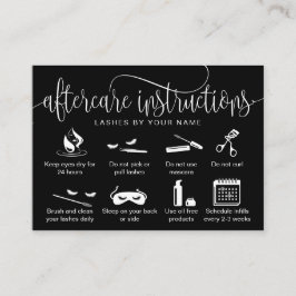 アフターモダンケアカードまつげ拡張アイコン 名刺