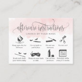 アフターモダンケアカードまつげ拡張アイコン 名刺 (正面)